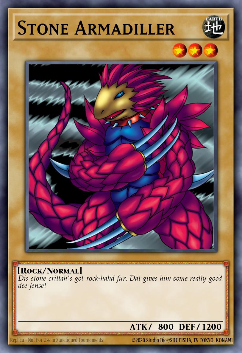 Stone Armadiller #LCJW-EN015 – Legendary Collection 4: Joey's World Mega Pack card