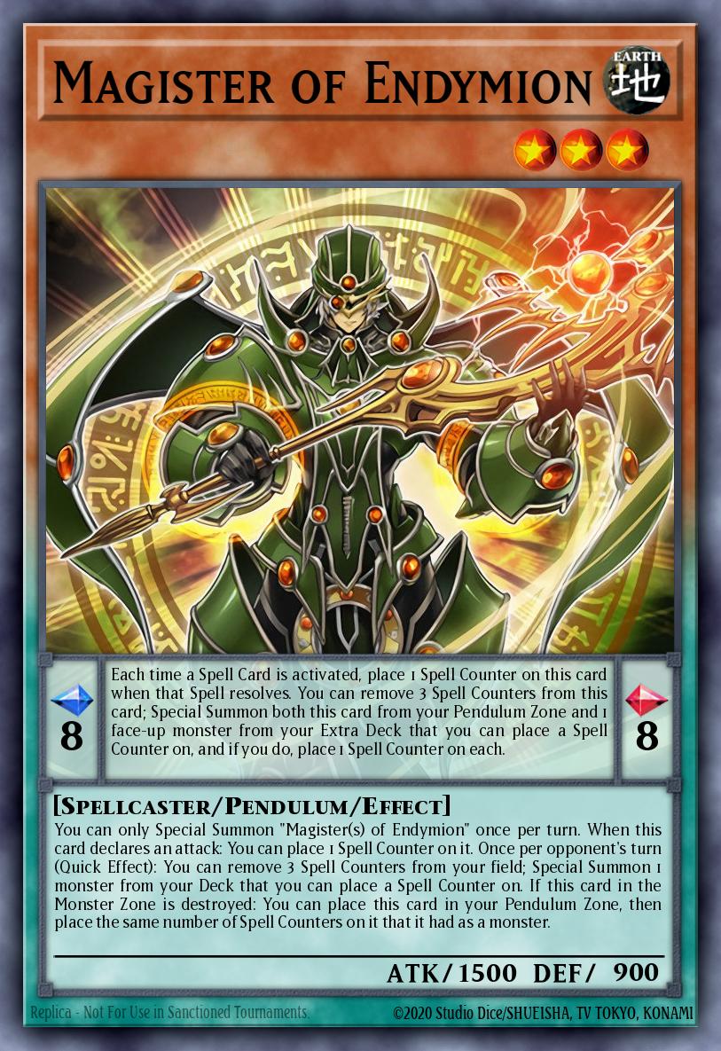 Magister of Endymion #SR08-EN003 – Structure Deck: Order of the Spellcasters card