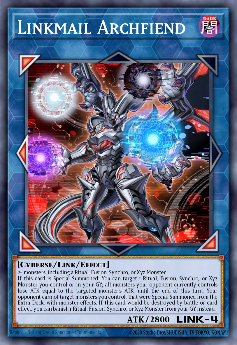 Linkmail Archfiend #RIRA-EN047 – Rising Rampage card