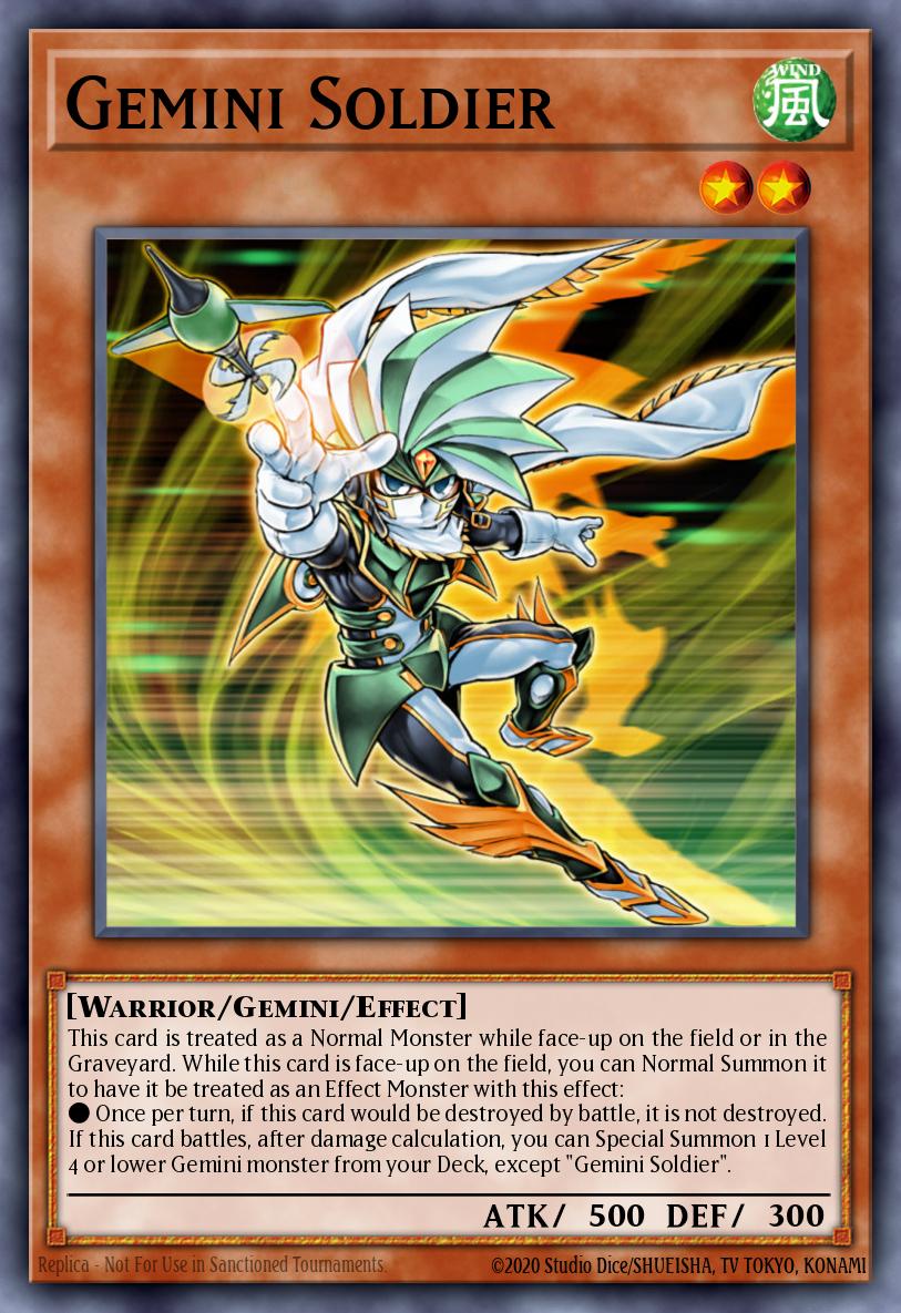 Gemini Soldier #SDWS-EN004 – Warriors' Strike Structure Deck card