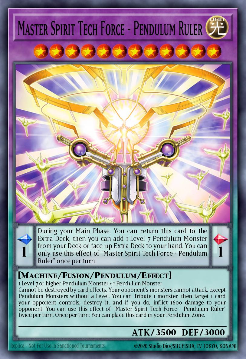 Master Spirit Tech Force - Pendulum Ruler #MAMO-EN027 – Magnificent Monsters card