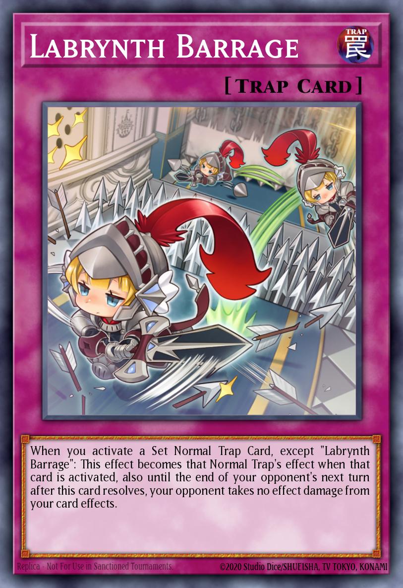Labrynth Barrage #TAMA-EN025 – Tactical Masters card