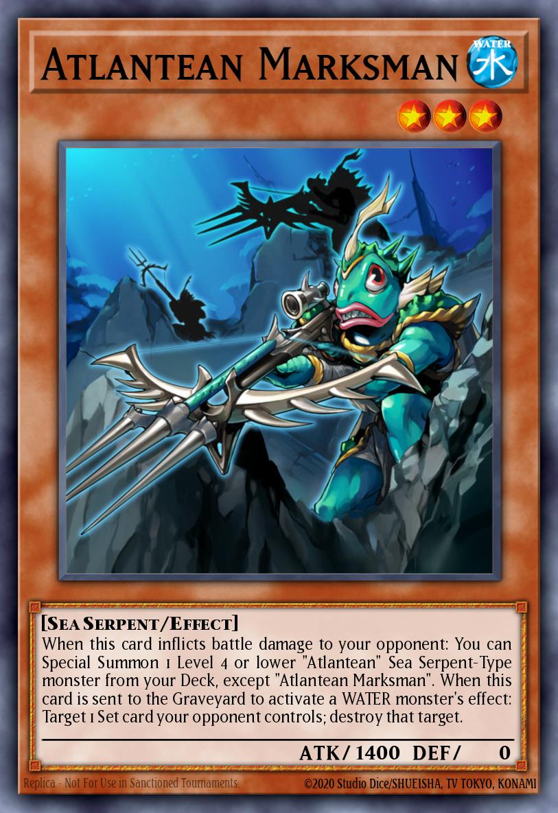 Atlantean Marksman #SDRE-EN003 – Realm of the Sea Emperor Structure Deck card