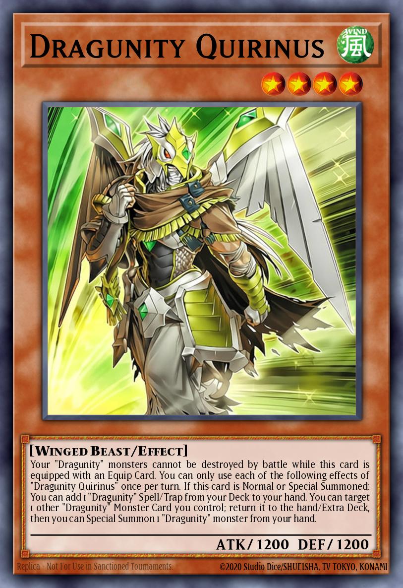 Dragunity Quirinus #BLGG-EN011 – Battles of Legend: Glorious Gallery card