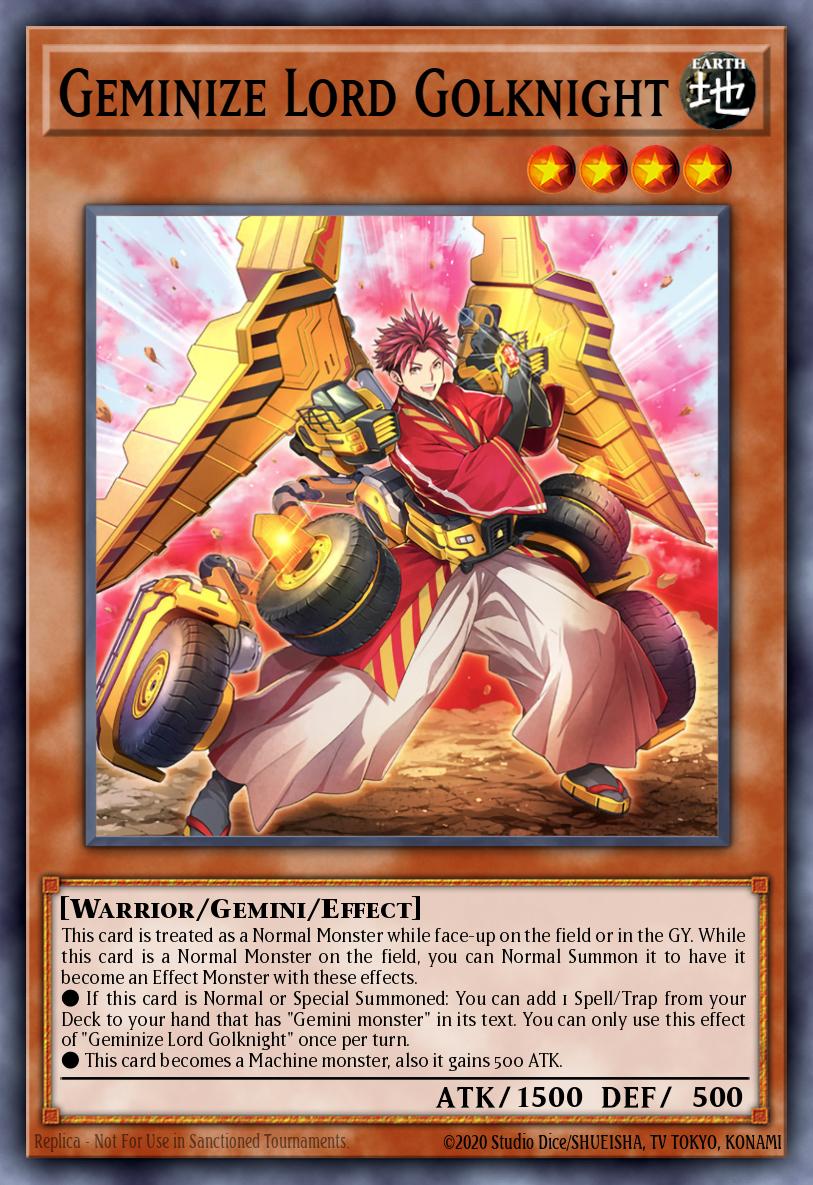 Geminize Lord Golknight #BODE-EN032 – Burst of Destiny card