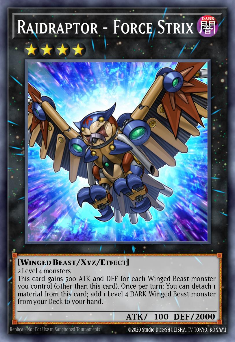 Raidraptor - Force Strix #WIRA-EN022 – Wing Raiders card