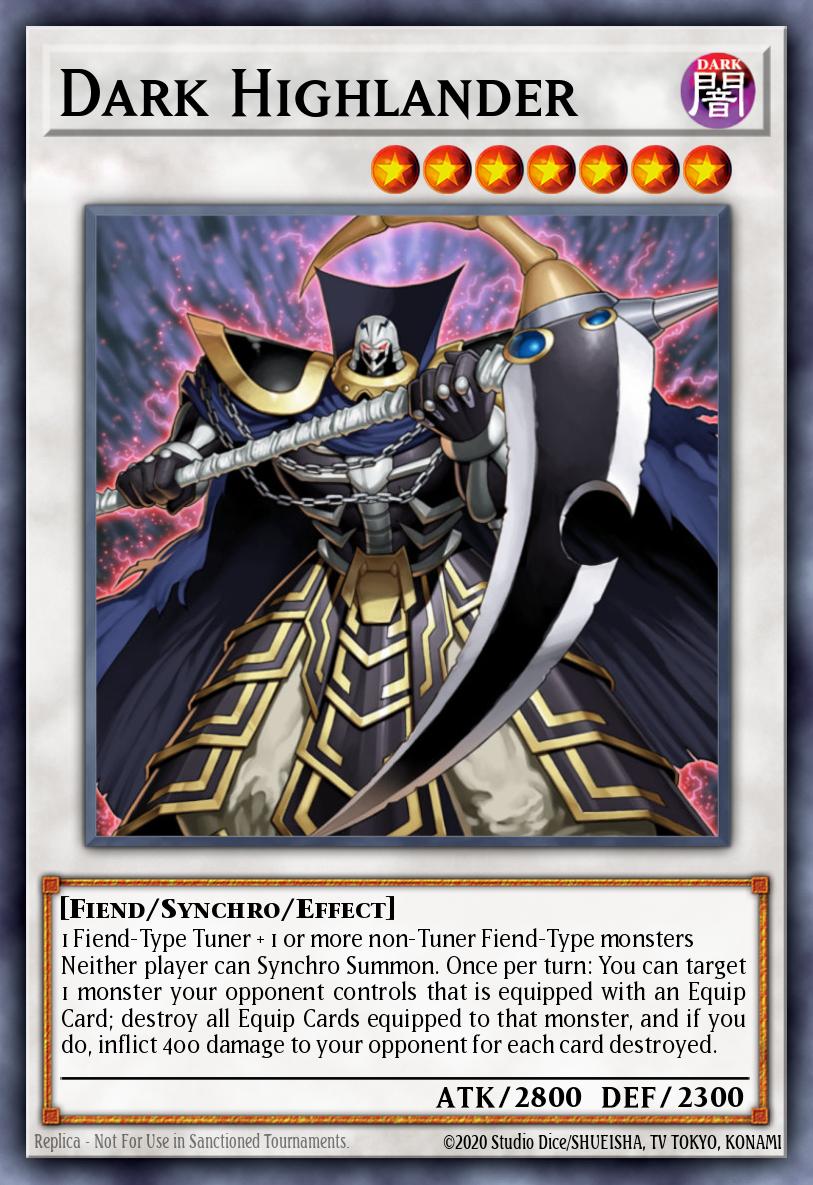 Dark Highlander #YF01-EN001 – Yu-Gi-Oh! 5D's Volume 1 promotional card card