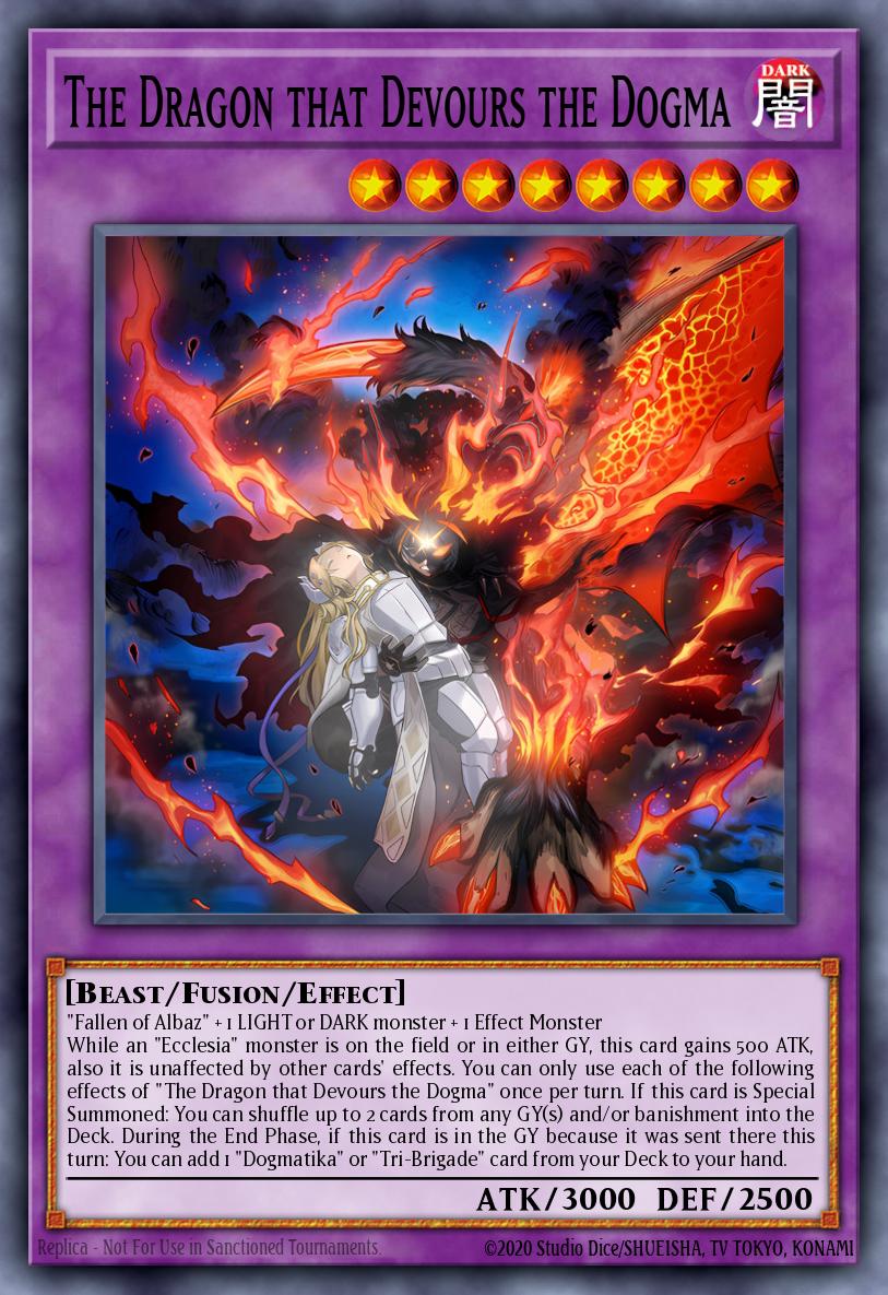 The Dragon that Devours the Dogma #CH01-EN041 – THE CHRONICLES DECK: The Fallen & The Virtuous (All-Foil Edition) card