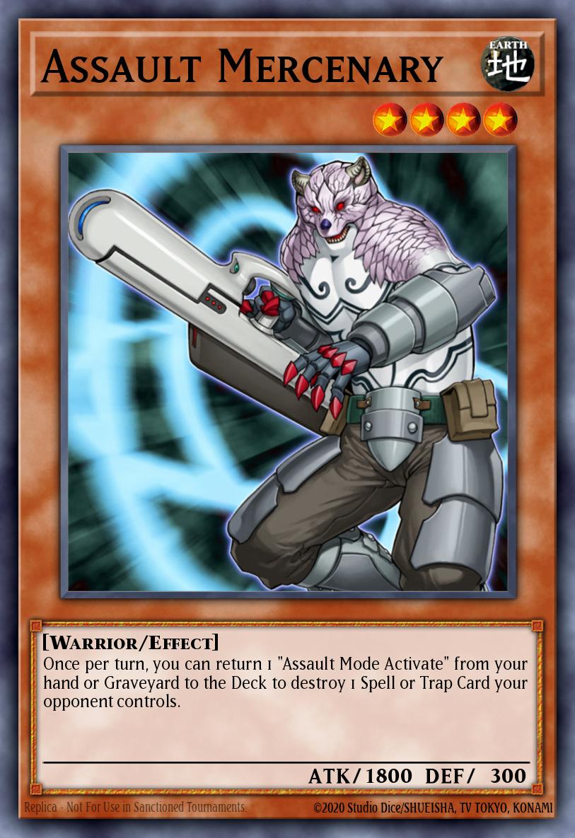 Assault Mercenary #CRMS-EN023 – Crimson Crisis card