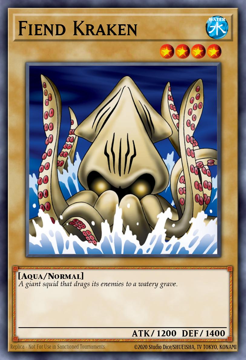 Fiend Kraken #SBC1-ENC08 – Speed Duel: Streets of Battle City card