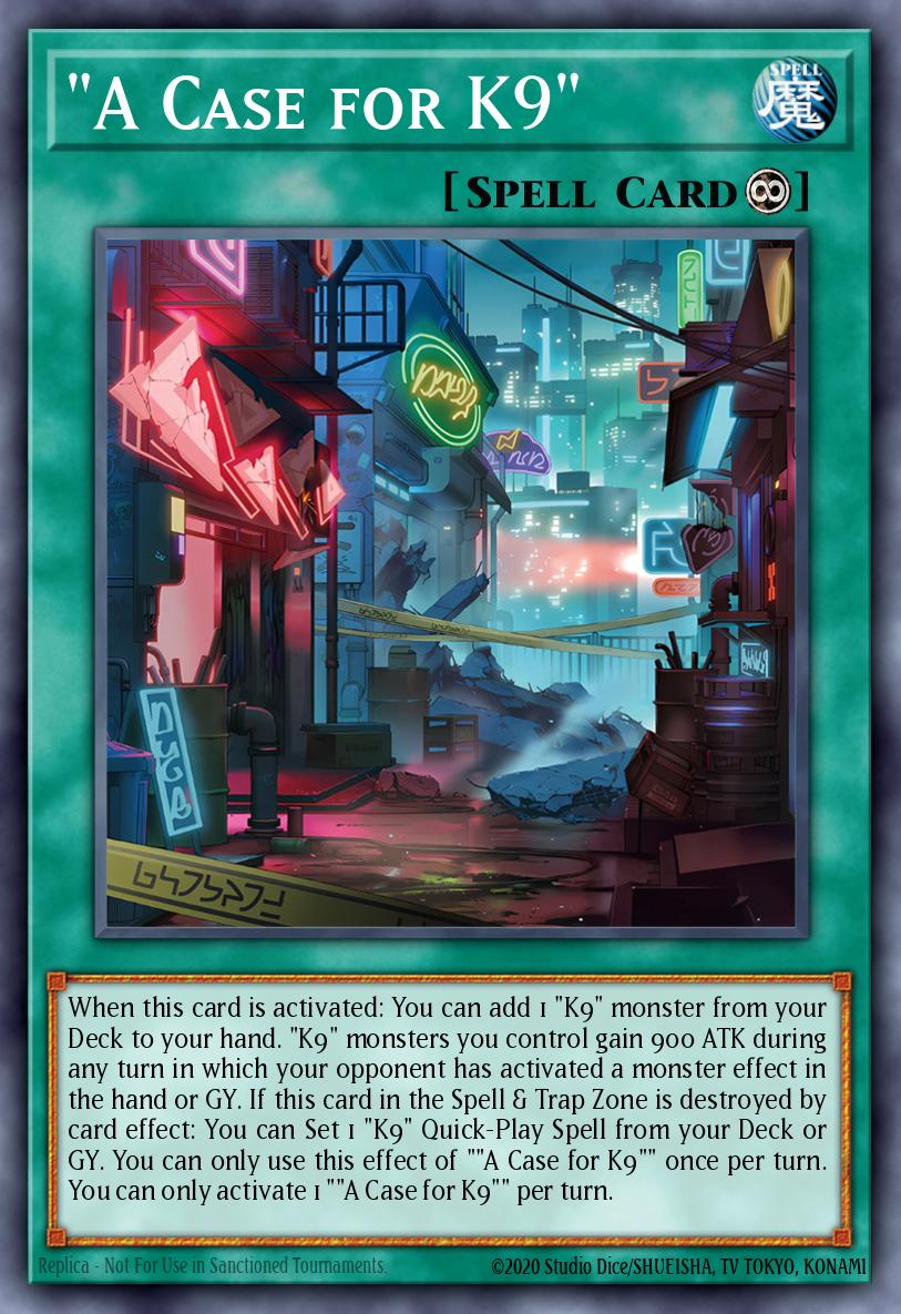 "A Case for K9" #JUSH-EN040 – Justice Hunters card