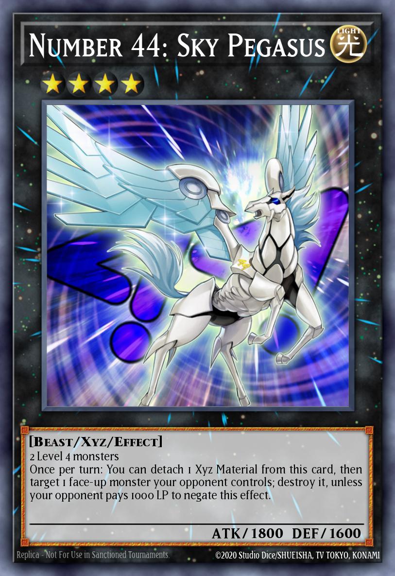 Number 44: Sky Pegasus #NUMH-EN028 – Number Hunters card