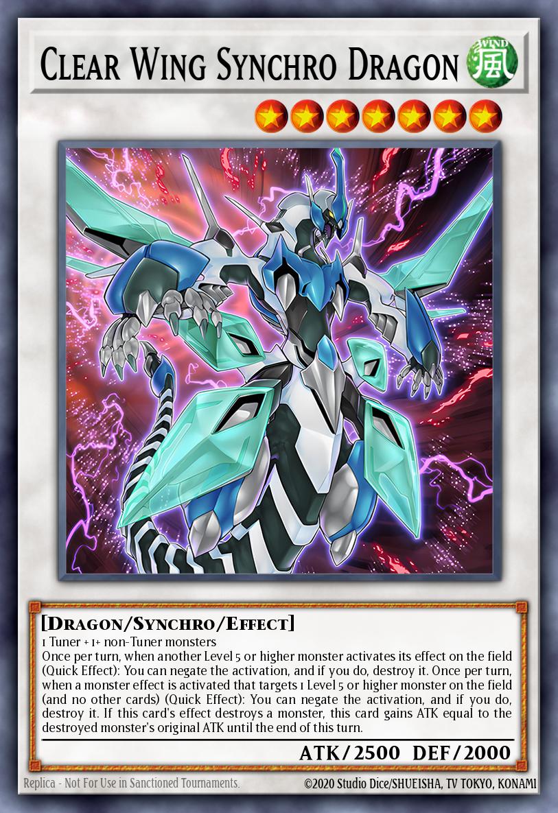 Clear Wing Synchro Dragon #CROS-EN046 – Crossed Souls card