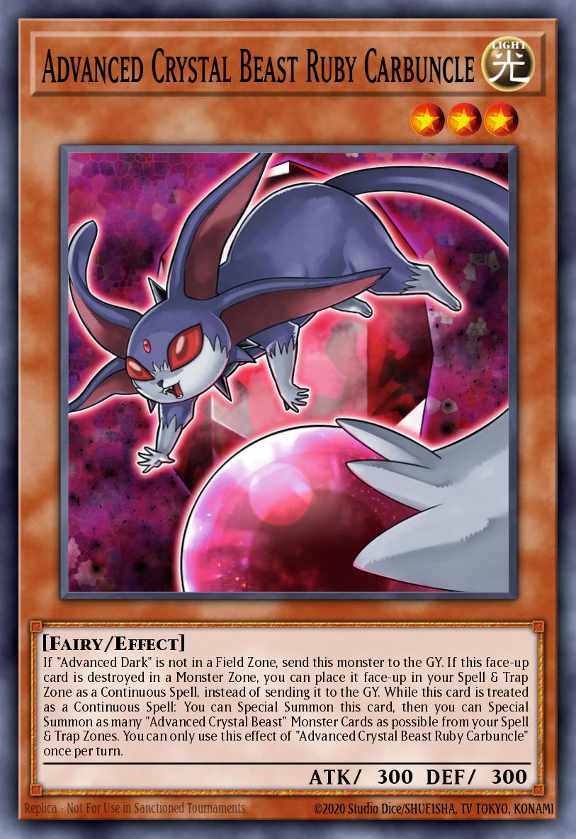 Advanced Crystal Beast Ruby Carbuncle #BLCR-EN010 – Battles of Legend: Crystal Revenge card