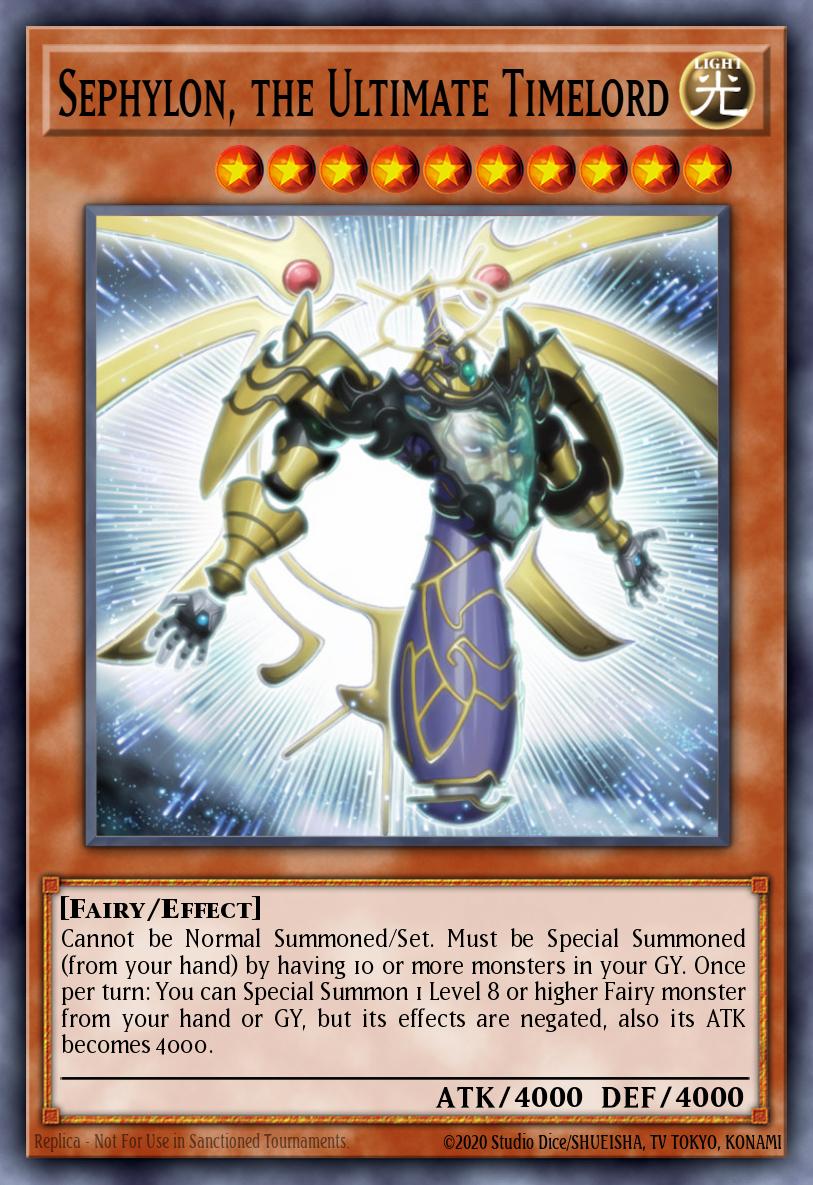 Sephylon, the Ultimate Timelord #JUMP-EN054 – Shonen Jump December 2011 subscription bonus card