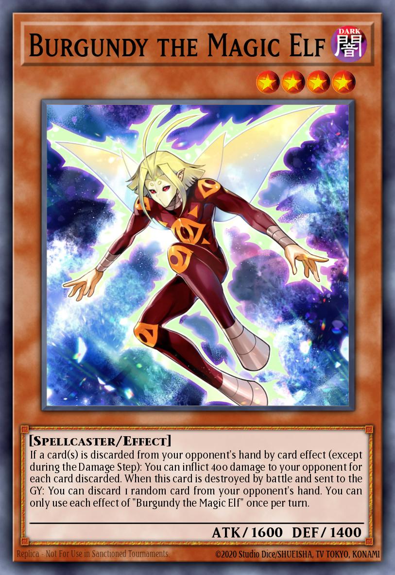Burgundy the Magic Elf #MZMU-EN045 – Maze of Muertos card