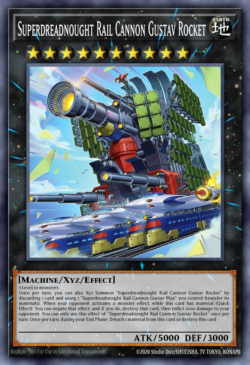 Superdreadnought Rail Cannon Gustav Rocket #BLZD-EN043 – Blazing Dominion card