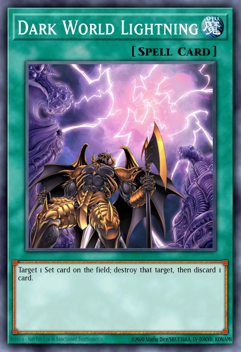 Dark World Lightning #EEN-EN038 – Elemental Energy card