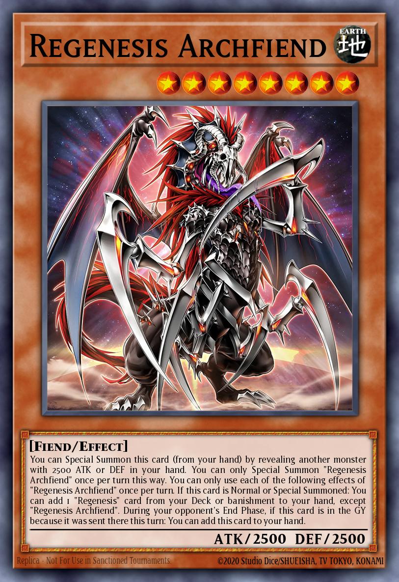 Regenesis Archfiend #ALIN-EN016 – Alliance Insight card
