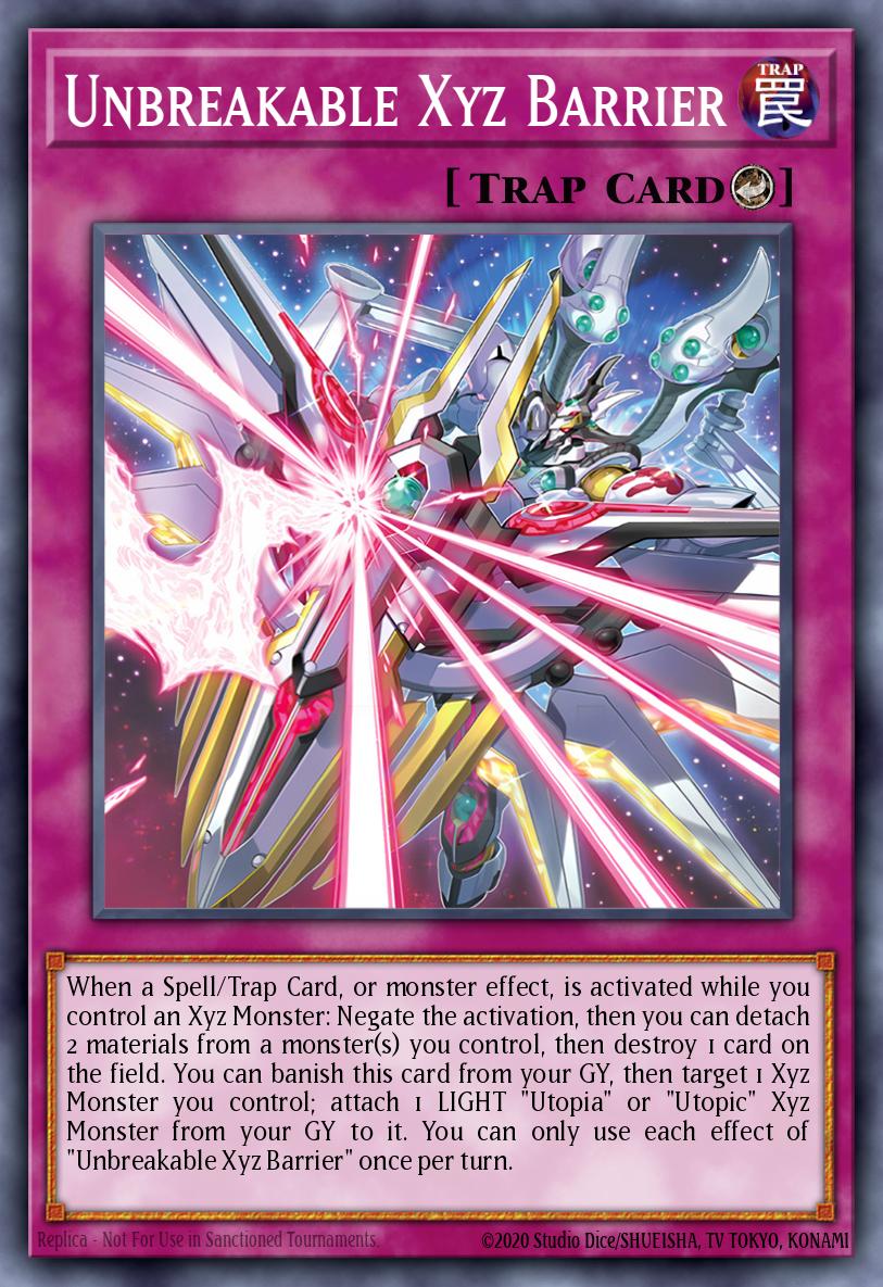 Unbreakable Xyz Barrier #BLGG-EN135 – Battles of Legend: Glorious Gallery card
