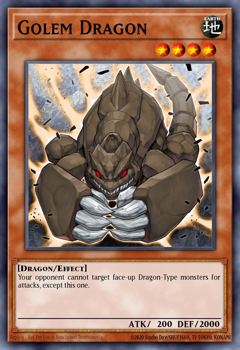 Golem Dragon #JUMP-EN040 – Shonen Jump Vol. 8, Issue 7 promotional card card