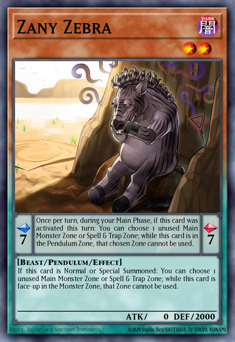 Zany Zebra #BOSH-EN042 – Breakers of Shadow card