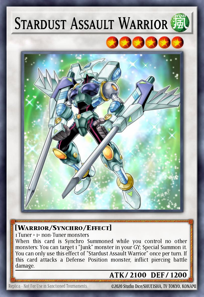 Stardust Assault Warrior #CT15-EN008 – 2018 Mega-Tins card